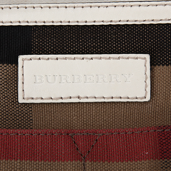 BURBERRY(USED)애쉬비 캔버스 체크 호보백