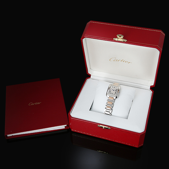 CARTIER(USED) 탱크 앙글레즈 콤비 스몰