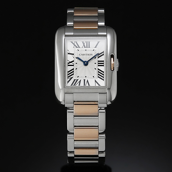 CARTIER(USED) 탱크 앙글레즈 콤비 스몰