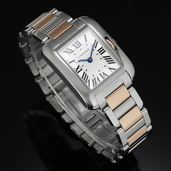 CARTIER(USED) 탱크 앙글레즈 콤비 스몰