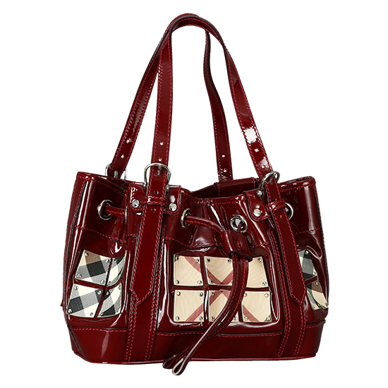 BURBERRY(USED)노바체크 페이던트 숄더백
