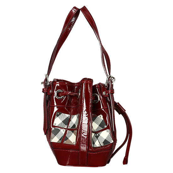 BURBERRY(USED)노바체크 페이던트 숄더백