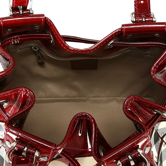 BURBERRY(USED)노바체크 페이던트 숄더백