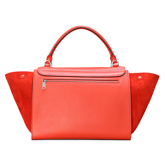 CELINE(USED)트라페제 레드 토트백