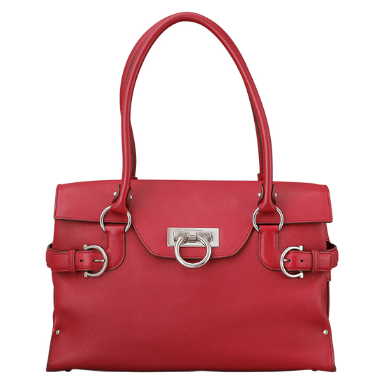 FERRAGAMO(USED)간치니 숄더백