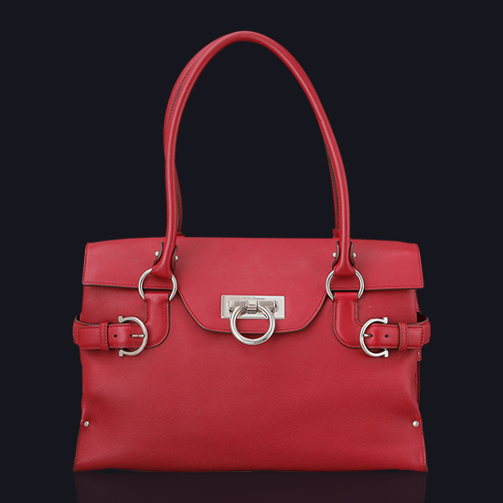 FERRAGAMO(USED)간치니 숄더백