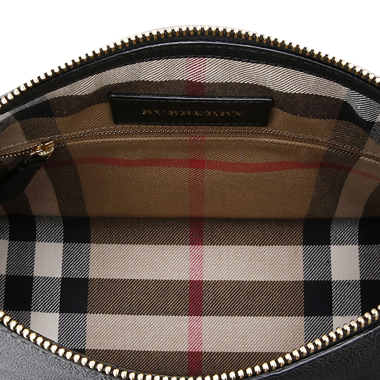 BURBERRY(USED)하우스 체크 레더 숄더백