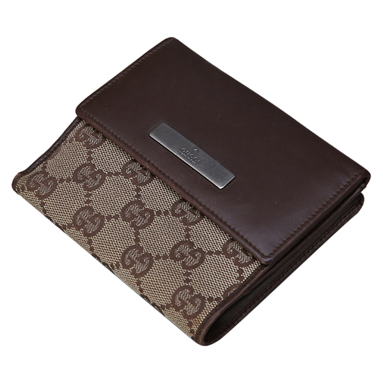 GUCCI(USED) 구찌 GG로고 트리밍 반지갑