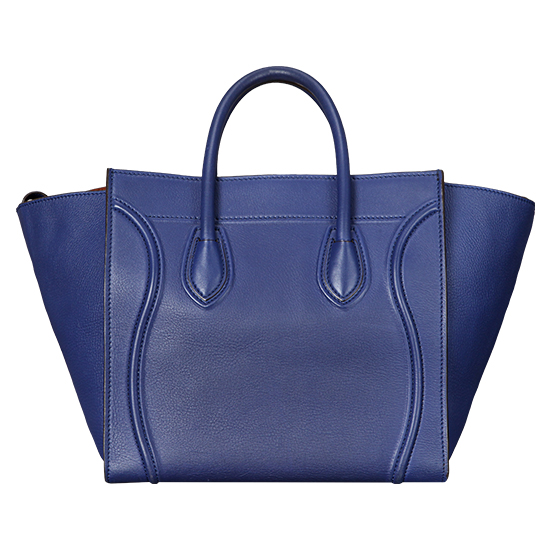 CELINE(USED)팬텀 러기지 블루 토트백
