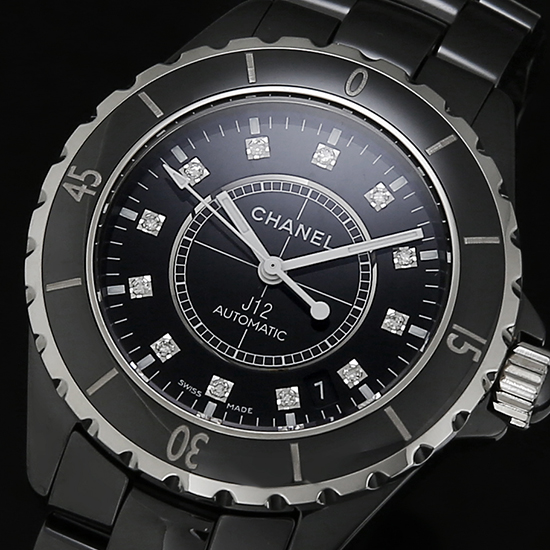 CHANEL(USED) 샤넬 J12 블랙 세라믹 오토 H1626