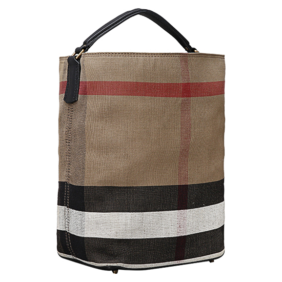 BURBERRY(USED)애쉬비 캔버스 체크 호보백