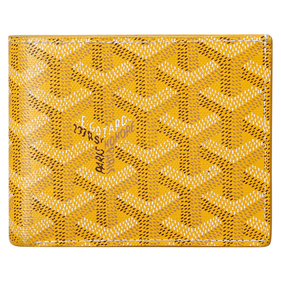 GOYARD(USED)빅투아르 PVC 옐로우 반지갑