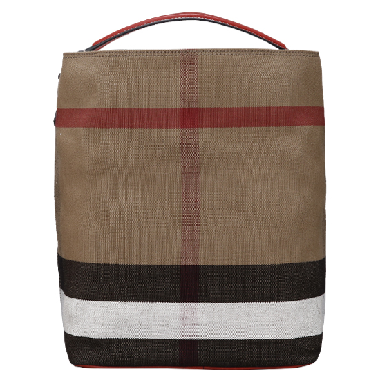 BURBERRY(USED)애쉬비 캔버스 체크 호보백
