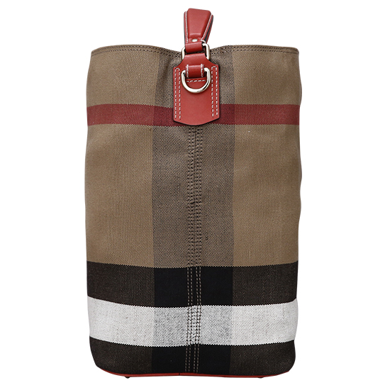 BURBERRY(USED)애쉬비 캔버스 체크 호보백