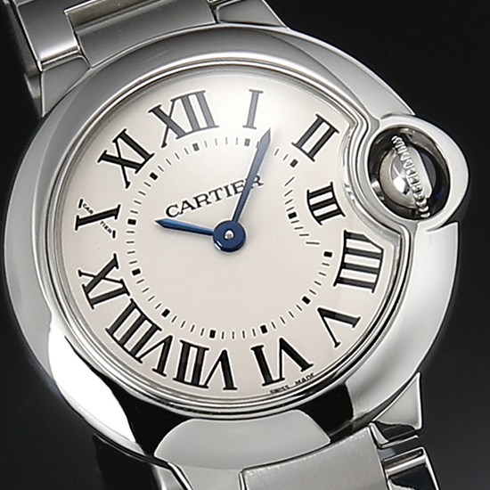 CARTIER(USED) 발롱블루 스틸 28
