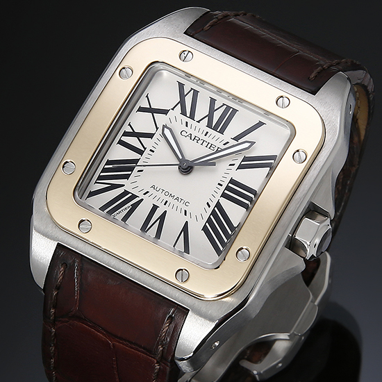 CARTIER(USED) 산토스100 콤비 L