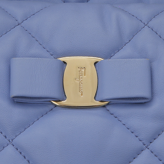 FERRAGAMO(USED)바라 리본 체인 숄더백