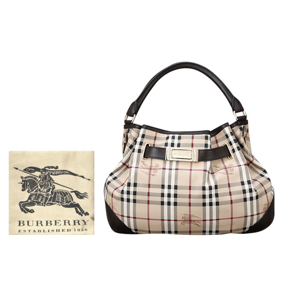 BURBERRY(USED)노바체크 토트겸 숄더백