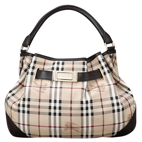 BURBERRY(USED)노바체크 토트겸 숄더백