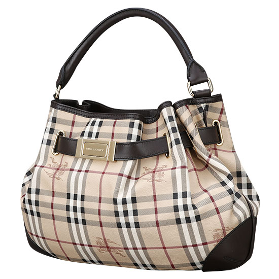 BURBERRY(USED)노바체크 토트겸 숄더백