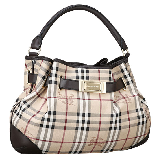 BURBERRY(USED)노바체크 토트겸 숄더백