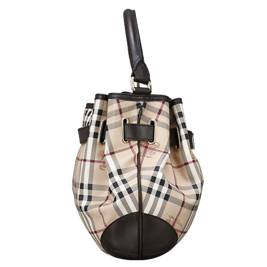 BURBERRY(USED)노바체크 토트겸 숄더백