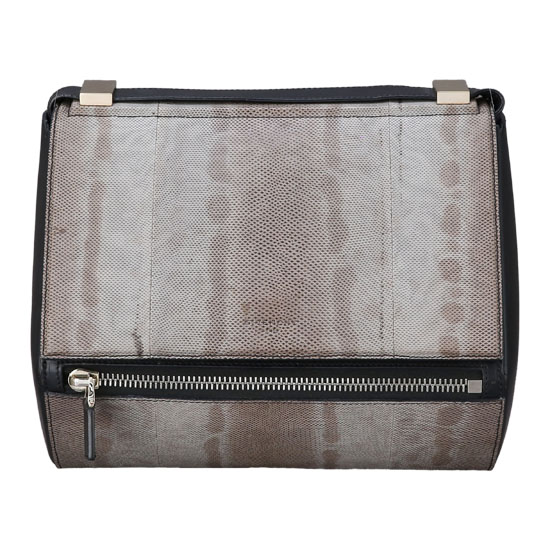 GIVENCHY(USED)판도라 박스 그레이 미듐 리자드