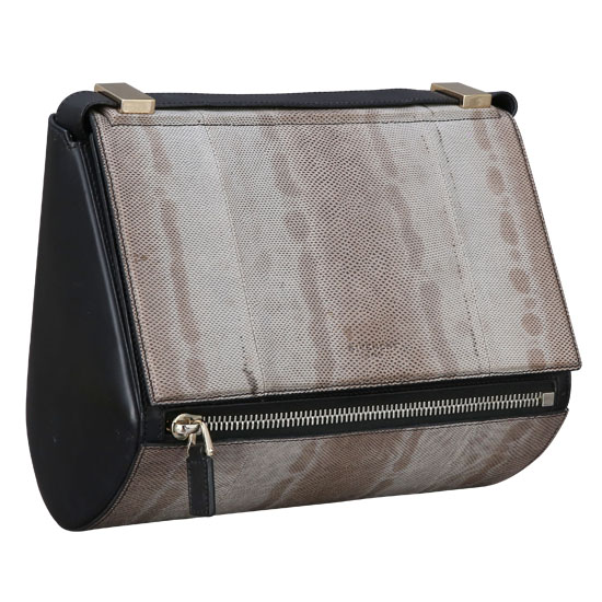 GIVENCHY(USED)판도라 박스 그레이 미듐 리자드