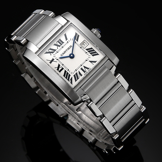 CARTIER(USED)탱크 프랑세스 스틸 M