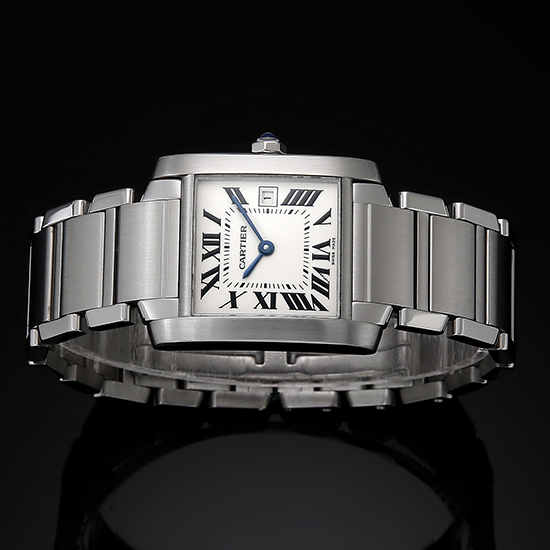 CARTIER(USED)탱크 프랑세스 스틸 M
