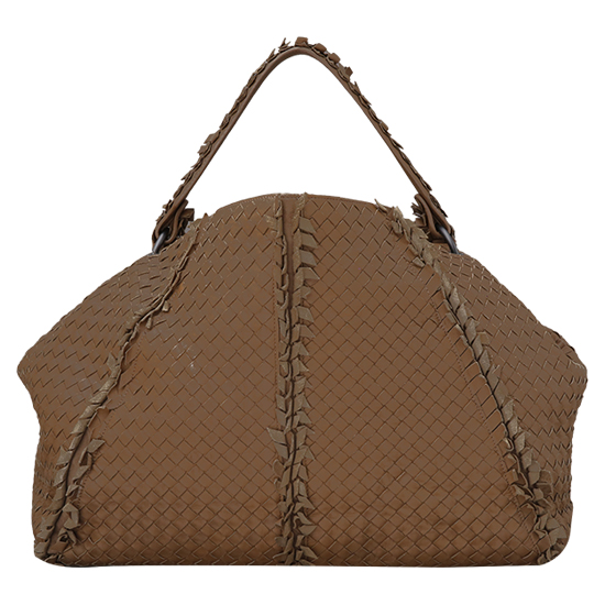 BOTTEGA VENETA(USED)위빙 브라운 토트겸 숄더백