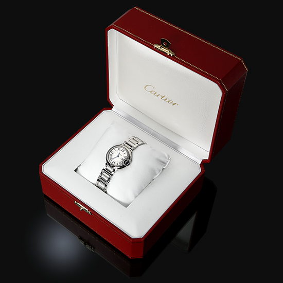 CARTIER(USED) 발롱블루 스틸 28