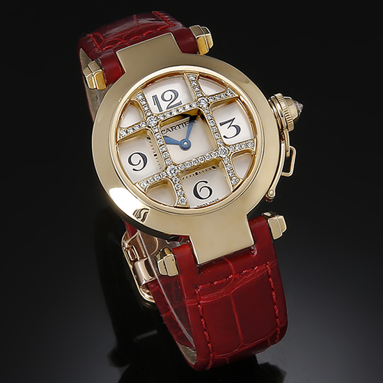CARTIER(USED) 파샤 그리드 다이아 오토