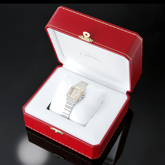 CARTIER(USED)산토스 갈베 콤비 스몰
