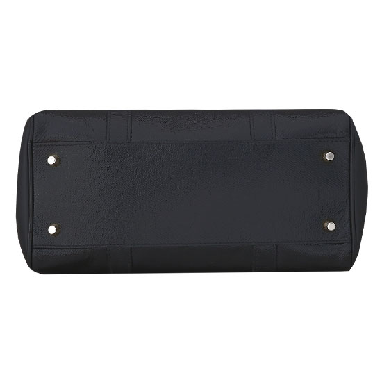 BURBERRY(USED)블랙 레더 토트겸 숄더백