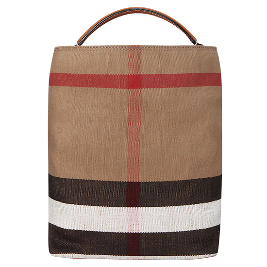 BURBERRY(USED)애쉬비 캔버스 체크 토트겸 숄더백