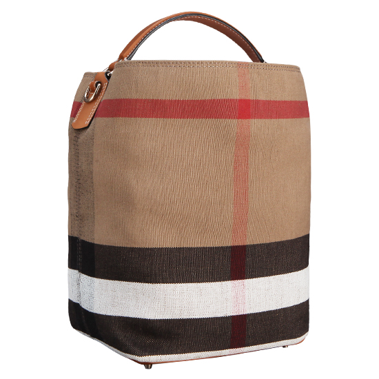 BURBERRY(USED)애쉬비 캔버스 체크 토트겸 숄더백