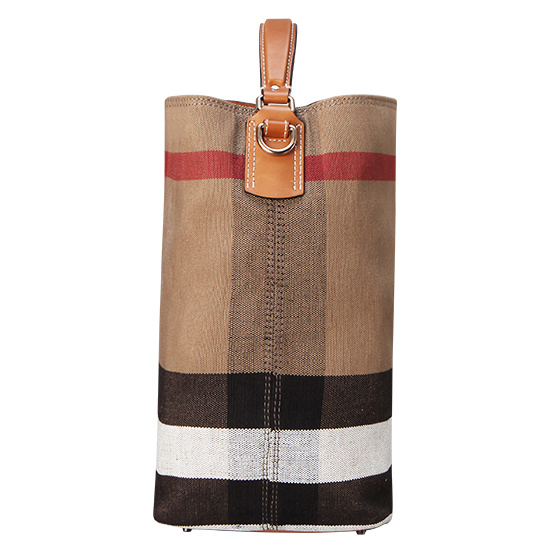BURBERRY(USED)애쉬비 캔버스 체크 토트겸 숄더백