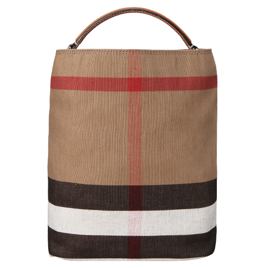 BURBERRY(USED)애쉬비 캔버스 체크 토트겸 숄더백