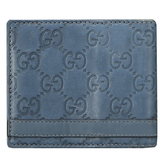 GUCCI(USED) 구찌 씨마 레더 블루 반지갑