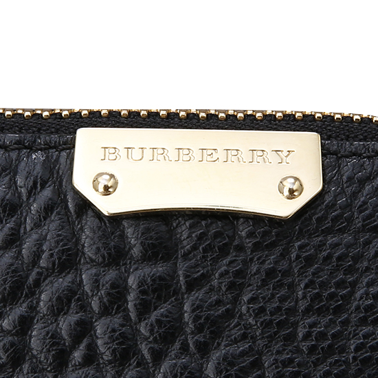 BURBERRY(USED)블랙 레더 크로스백