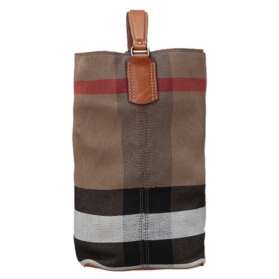 BURBERRY(USED)애쉬비 캔버스 체크 호보백