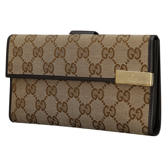 GUCCI(USED) 구찌 GG로고 패브릭 장지갑