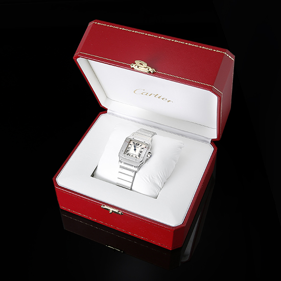 CARTIER(USED) 산토스 갈베 스틸 라지