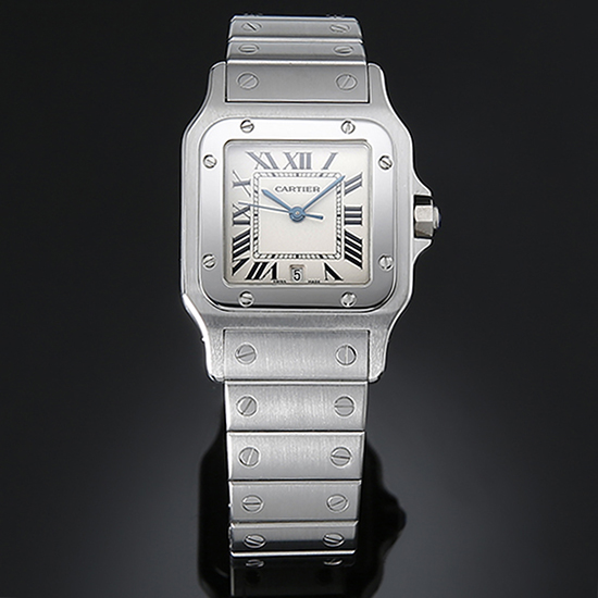 CARTIER(USED) 산토스 갈베 스틸 라지