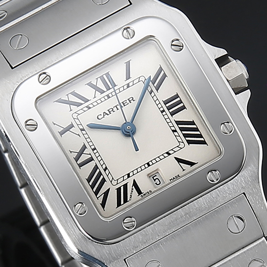 CARTIER(USED) 산토스 갈베 스틸 라지