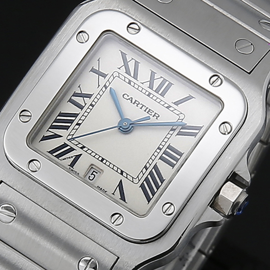CARTIER(USED) 산토스 갈베 스틸 라지
