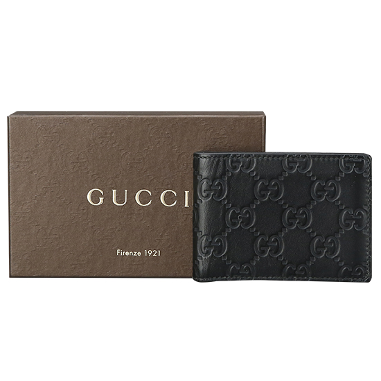 GUCCI(USED) 구찌 GG로고 씨마 레더 반지갑