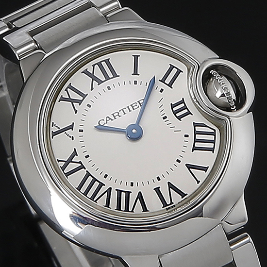 CARTIER(USED) 발롱블루 스틸 28