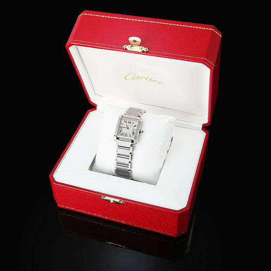 CARTIER((USED) 탱크 프랑세스 스틸 M